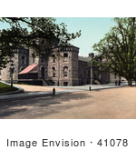 #41078 Stock Photo Of Grant Hall Of The United States Military Academy In West Point New York