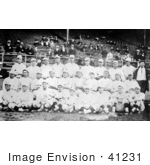 #41231 Stock Photo of The 1916 Red Sox Baseball Team Posing In Their Uniforms by JVPD