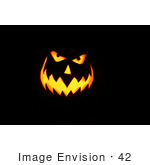 #42 Picture Of A Scary Halloween Pumpkin Face