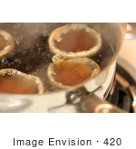 #420 Photo Of Mushrooms Boiling In Au Jus