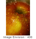 #430 Picture Of An Apple Getting Rinsed Off