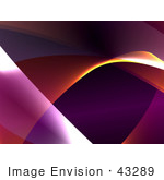#43289 Royalty-Free (Rf) Illustration Of An Abstract Swoosh Background - Version 1
