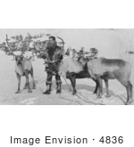 #4836 Man With Reindeer