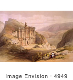 #4949 The Monastery Petra Jordan