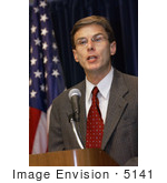 #5141 Photography Of David Fleming Giving A Monkeypox Update Press Briefing On June 11 2003