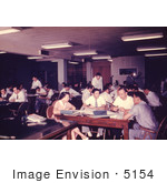 #5154 Picture Of People At A 1955 Epidemic Intelligence Service (Eis) Training Course