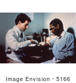 #5166 Picture Of A Doctor Examining A Patient In A Local Std Clinic