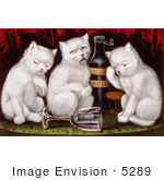#5289 Three Drunk Kittens
