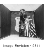 #5311 Woman With Lion