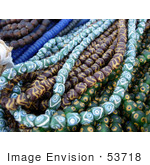 #53718 Royalty-Free Stock Photo Of Round Colorful African Beads