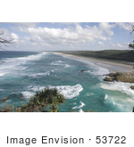 #53722 Royalty-Free Stock Photo Of A Beach