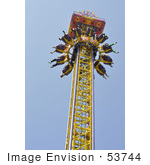 #53744 Royalty-Free Stock Photo Of Amusement Ride