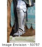 #53757 Royalty-Free Stock Photo Of A Knight&Rsquo;S Leg