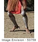#53759 Royalty-Free Stock Photo Of A Tribal Dancer&Rsquo;S Legs