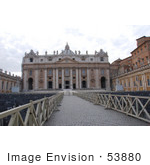 #53880 Royalty-Free Stock Photo Of The Plaza In Front Of The Vatican