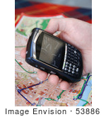#53886 Royalty-Free Stock Photo Of A Gps Computer