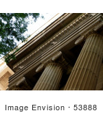 #53888 Royalty-Free Stock Photo Of Tall Columns