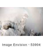 #53904 Royalty-Free Stock Photo Of Niagara Falls In Winter Canadian Side