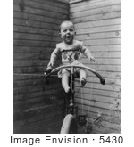 #5430 Baby Sitting On Unicycle