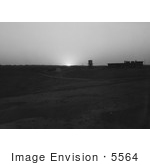 #5564 Sunrise Over Oil Fields
