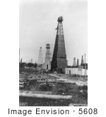 #5608 Drilling Towers In Roumania