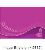 #56371 Royalty-Free (Rf) Clip Art Illustration Of A Pink Abstract Background With Swooshes Circles And Arrows