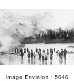 #5646 Ice Skating on Mirror Lake by JVPD