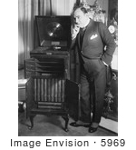#5969 Caruso With Phonograph