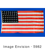#5982 Picture Of The First American Flag Flown At The Cdc Headquarters In Downtown Atlanta Georgia