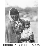 #6006 Chemehuevi Indian Mother And Child