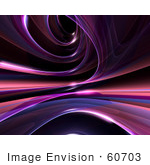 #60703 Royalty-Free (RF) Illustration Of A Reflective Purple Spiral Website Background - Version 7 by Julos