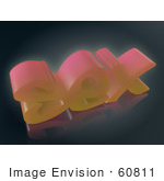 #60811 Royalty-Free (Rf) Illustration Of The 3d Word Sex In Gradient Orange And Pink