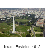 #612 Photo Of The Washington Monument And The White House In Washington Dc 2003