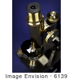 #6139 Stock Photography Of A 1913 Ernst Leitz-Wetzlar Microscope