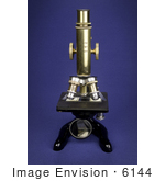 #6144 Picture Of A 1913 E Leitz-Wetzlar Microscope