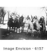 #6157 Tribal Leaders On Horses