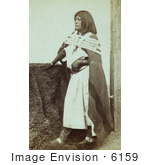 #6159 Stock Photo Of A Pah-Ge A Ute Woman