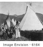 #6164 Chief Charlot With Family