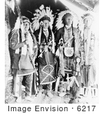 #6217 Four Nez Perce Indians