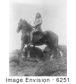 #6251 Nez Perce Man On Horse