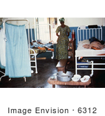 #6312 Picture Of A Lassa Fever Patient Recovering At The Segbwema Sierra Leone Clinic