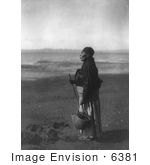 #6381 Chinook Woman On Beach