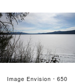 #650 Photograph Of Diamond Lake In Winter 2006