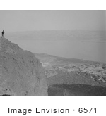 #6571 Hiker On Masada