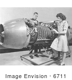 #6711 Inspection Of The Jumo 004 Jet Propelled Engine