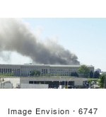 #6747 Pentagon On Fire On 9 11