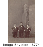 #6774 The Murays Midgets In 1880