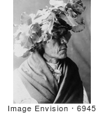 #6945 Stock Photograph Of A Cheyenne Indian Man Named Porcupine