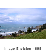 #698 Photograph Of A Scenic View From Cape Ferrelo Oregon