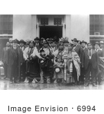 #6994 Stock Image Of Osage Indians At The White House